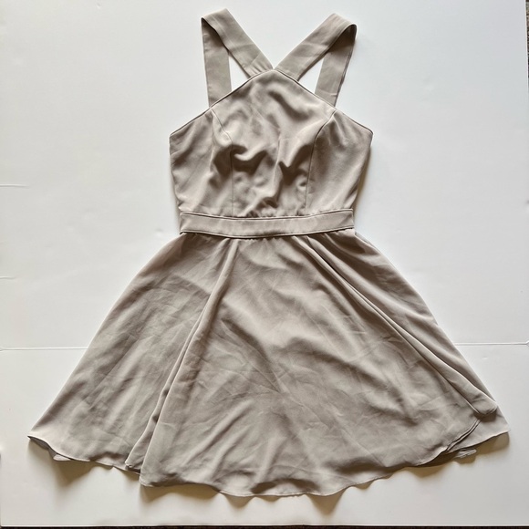 Lulu's Dress Forevermore Skater in Gray Sz XS - Picture 5 of 10